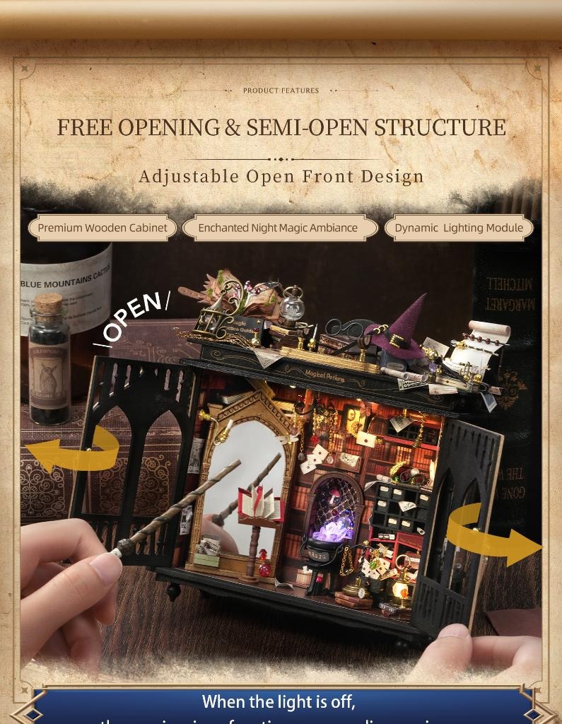 Openable cabinet door structure Starspell Cabinet