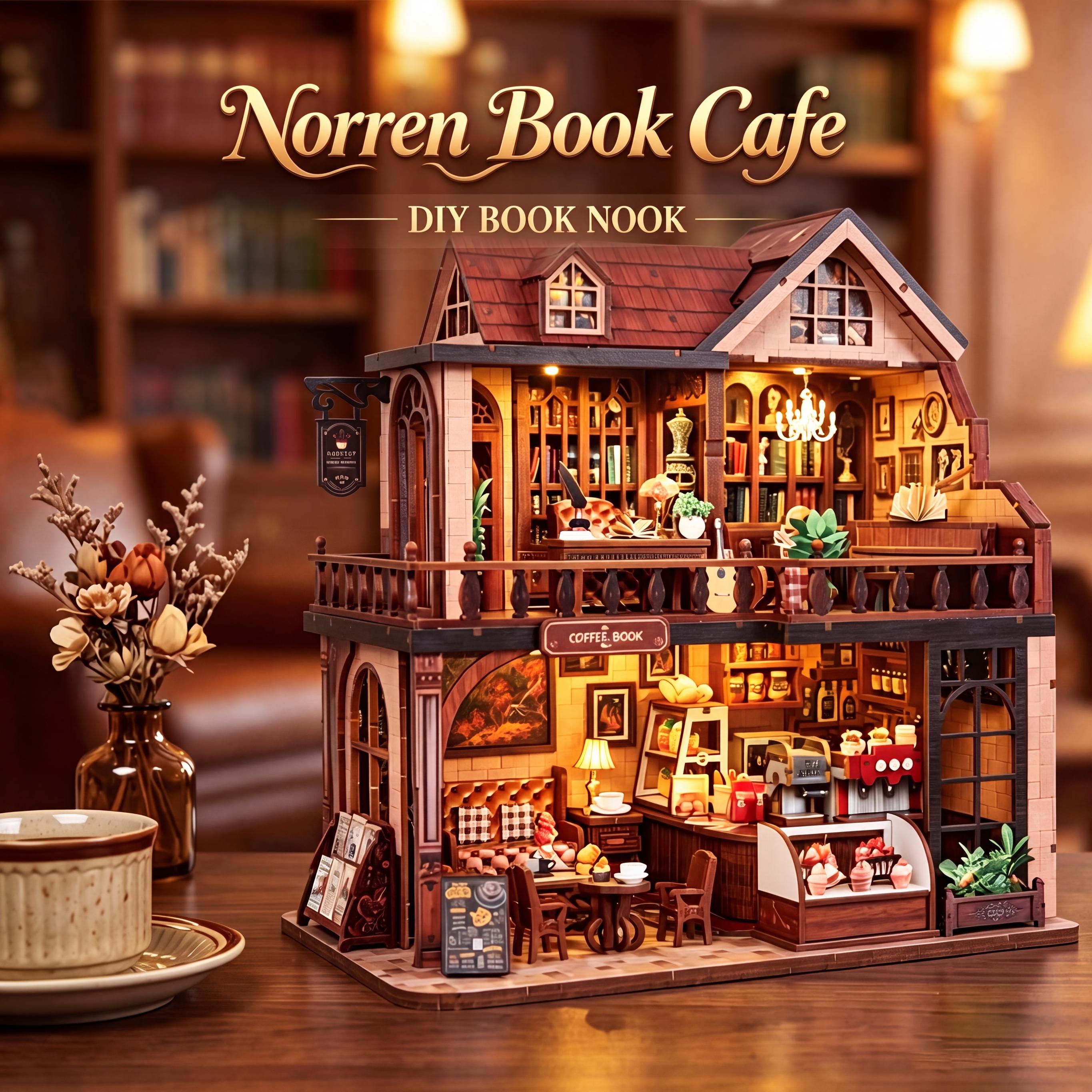 Norren Book Cafe DIY Book Nook Kit