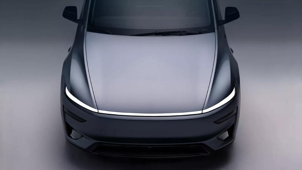 2026 테슬라 모델 Y 탑뷰 보닛 위에서 바라본 전면부